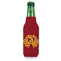 Foam Zipper Bottle Cooler w/1-Color Imprint